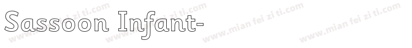 Sassoon Infant字体转换